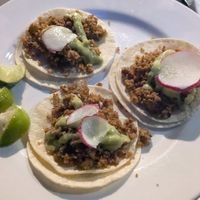 Vegan tacos at DaVine in Maple Valley