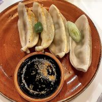 vegan gyozas at UDON in Valencia