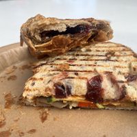 The vegan croissant (must have) and the I Heart Vegan sandwich. Both are pleasing alongside a latte in the morning.  at TODAY Cafe in Orlando