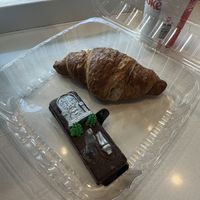 Super excited to find a vegan Halloween pastry. The croissant is elderberry.   at TODAY Cafe in Orlando