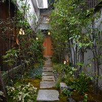 Front porch at AWOMB Nishikiyamachi in Kyoto