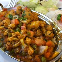 Alloo gobi at Sitar Indian Cuisine in Santa Cruz