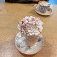 Orange hot choc at Happy Bean in Southampton