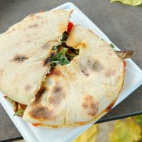 vegan puccia  at La Lira Focacceria in Alberobello