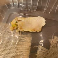 There was a piece of chicken (I think?) in my take out. at Yianni's Cafe in Ocean City