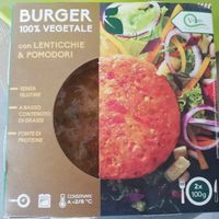 Burger vegetale at Eurospin in Osio Sopra