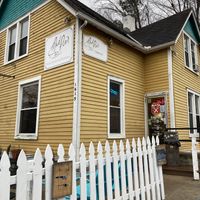 Entrance #Veganuary at Mud Pie Vegan Bakery and Coffee in Kansas City