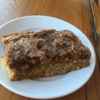 Apple Crumble Cake at Mud Pie Vegan Bakery and Coffee in Kansas City