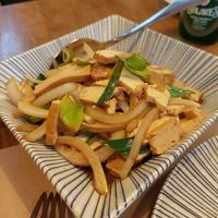 Sautéed tofu gan with vegetales at Mr Wang in Santander