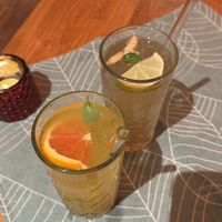 Mango limonade en gember munt limonade  at Am Rathaus in Fuessen