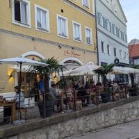 Very nice terrace at Am Rathaus in Fuessen