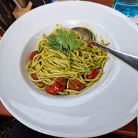 Spaghetti mit Spinat Pesto at Gasthof Hecht in Sulz Am Neckar
