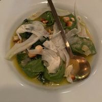 Smoked Potato & Celery Root Tortellini at Gia in Toronto