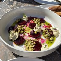 This beet salad is a standout on their current menu (this is the vegan version). May 2025.  at Gia in Toronto