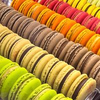 vegan macarons at Outrun Cafe in Helsinki