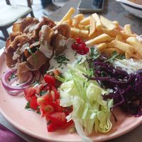 Vegan Döner Teller at Adieu Paris - Döner Chérie in Cologne