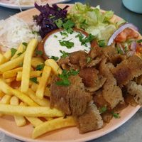 Kebab plate at Adieu Paris - Döner Chérie in Cologne