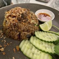Fried rice dish  at Mali Vegan Thai in South West London