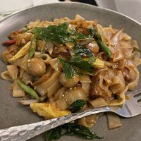 Delicious noodles!  at Mali Vegan Thai in South West London