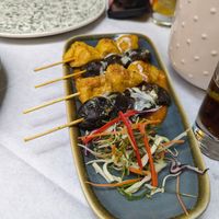 Skewers Tofu Shitake at Mali Vegan Thai in South West London