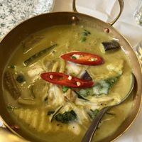 Green Curry with Vegan Chicken   at Mali Vegan Thai in South West London