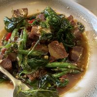 Crispy Pork  at Mali Vegan Thai in South West London