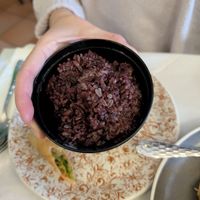 Purple rice at Mali Vegan Thai in South West London