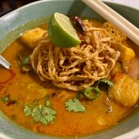Northern curry with vegan beef & tofu at Mali Vegan Thai in South West London