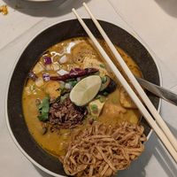 Yellow curry at Mali Vegan Thai in South West London