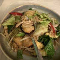Namtok Noodle with Tofu  at Mali Vegan Thai in South West London