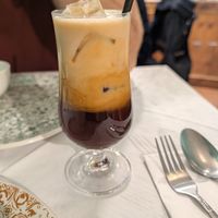 Boozy thai tea at Mali Vegan Thai in South West London