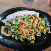 Arepa at El Rincon Colombiano in El Valle De Anton