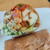 Tofu burrito at Always Happy Food co. in Kathmandu