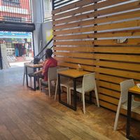 Inside at Always Happy Food co. in Kathmandu