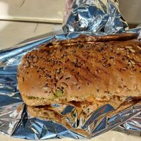 BBQ mushroom sandwich at Always Happy Food co. in Kathmandu