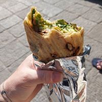 Kimchi tofu wrap at Always Happy Food co. in Kathmandu