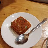 Carrot Cake at Always Happy Food co. in Kathmandu