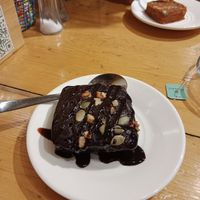 Chocolate brownie (without sizzle) at Always Happy Food co. in Kathmandu