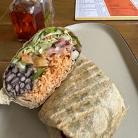 Black bean burrito  at Always Happy Food co. in Kathmandu