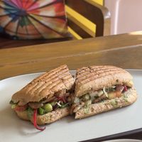 Mushroom panini  at Always Happy Food co. in Kathmandu