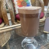 Hot chocolate   at Always Happy Food co. in Kathmandu