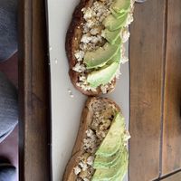 Bruscetta with tofu and I asked for avocado extra  at Always Happy Food co. in Kathmandu