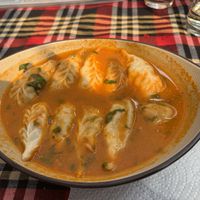 Momo Soup  at Always Happy Food co. in Kathmandu