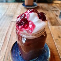 Cherry mocha at The Glass Strawberry  in Doncaster