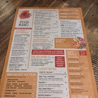 Menu at The Glass Strawberry  in Doncaster