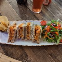 Sweet potato sandwich at The Glass Strawberry  in Doncaster