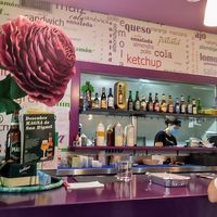 Indoor restaurant at Goleta 55 in Almeria