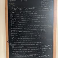 Menu at Two Whales Coffee Shop in Port Rexton