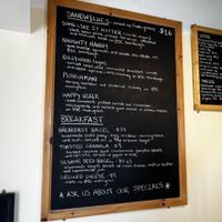   at Two Whales Coffee Shop in Port Rexton