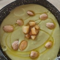 Emulsión fría de aguacate y manzana at Torreón in Benicassim